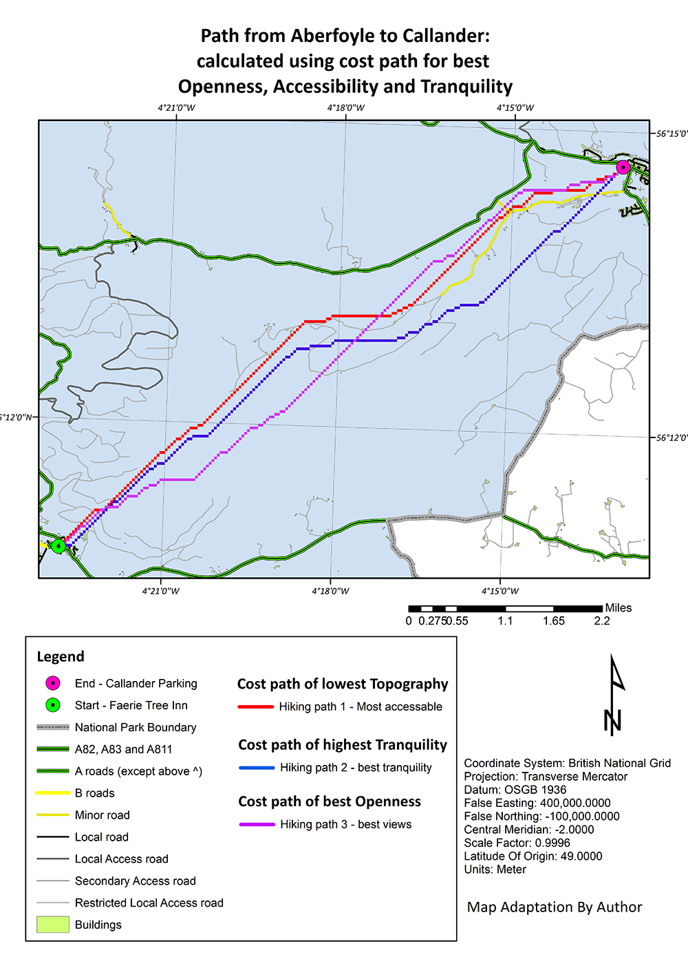 Proposed Hiking Paths